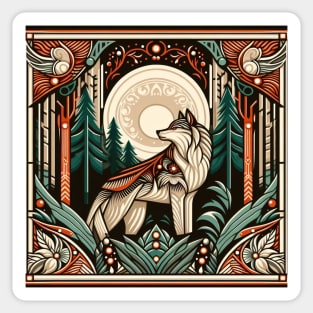 Great Wolf of the Forest Sticker